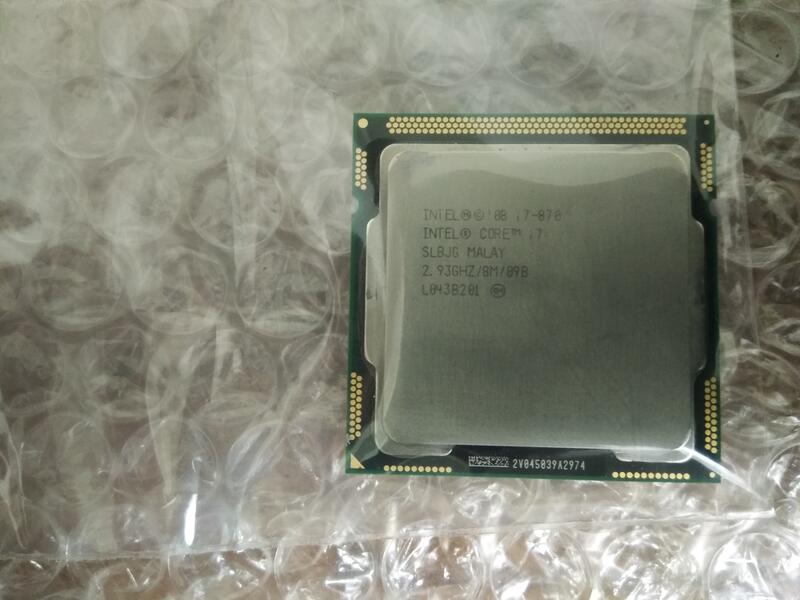 Intel  i7-860  i7-870 CPU /1156/良品/無風扇