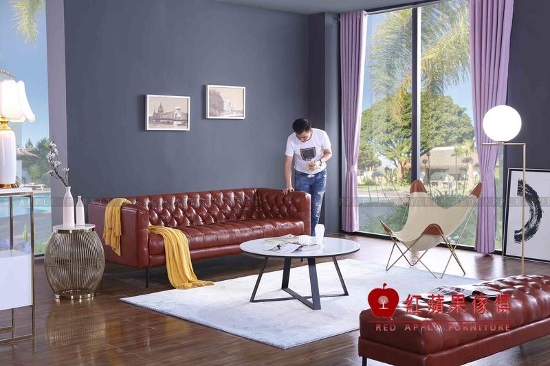 [紅蘋果傢俱]KSN-S353卡珊妮 輕奢歐式系列 皮沙發 布沙發 優質沙發 數千坪展示