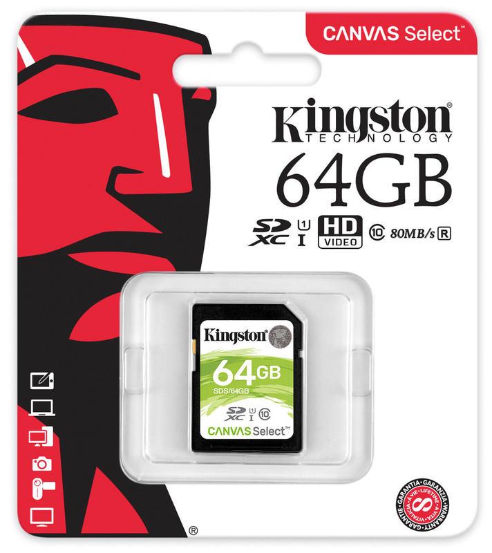 『儲存玩家』金士頓 Kingston 64GB 64G SDXC U1 記憶卡 SDS