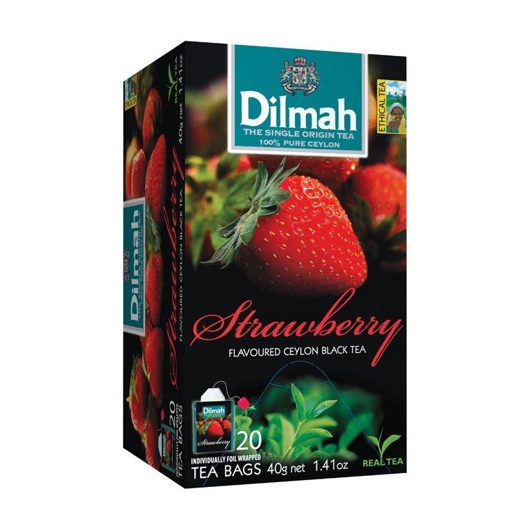 Dilmah帝瑪草莓口味紅茶20茶包/盒  附發票【吉瑞德茶坊】