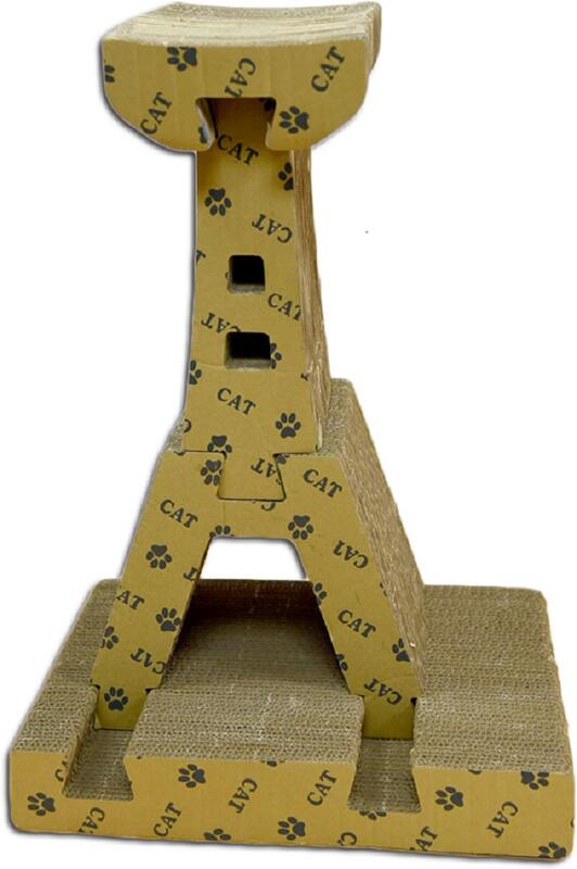 ABWEE PC-428 巴黎鐵塔(L)貓跳台/貓窩/3D立體貓抓板/貓柱