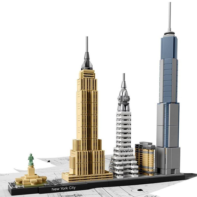 LEGO樂高世界經典建築系列紐約市天際線Architecture New York City Skyline 21028