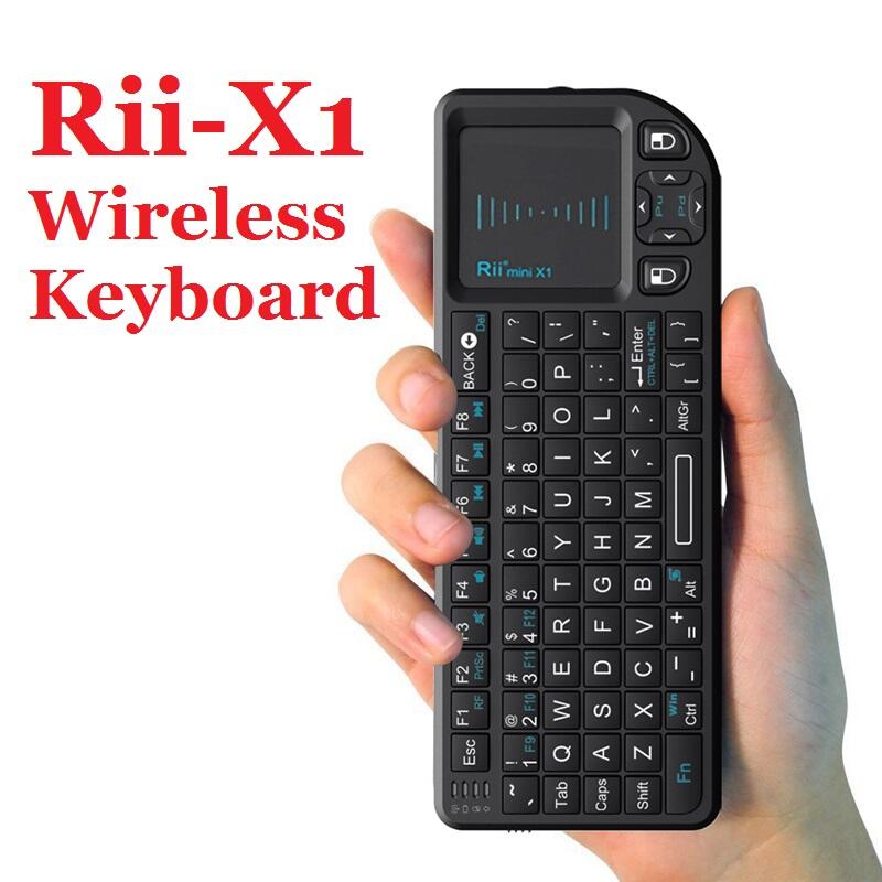 【微控】含稅附發票 Rii X1 2.4GHz 無線鍵盤、內置鋰電池、電腦、電視盒、樹莓派