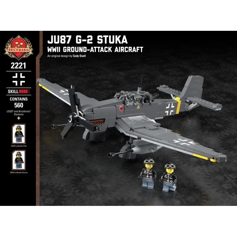 代訂[正版Lego樂高/Brickmania設計出品]二戰德軍 Ju-87G 斯圖卡對地攻擊機