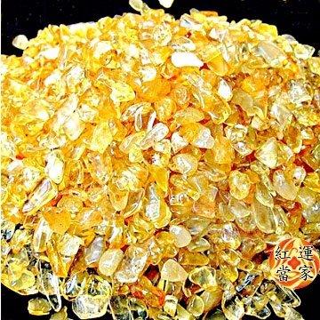 清透黃 招財黃水晶碎石 1000公克(粗顆粒) 可擺置在聚寶盆 晶洞內 使財源廣進