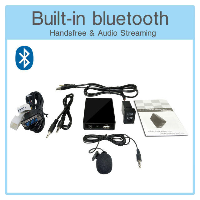 VW Bluetooth A2DP MP3 Adapter+USB/AUX Extension Cable  