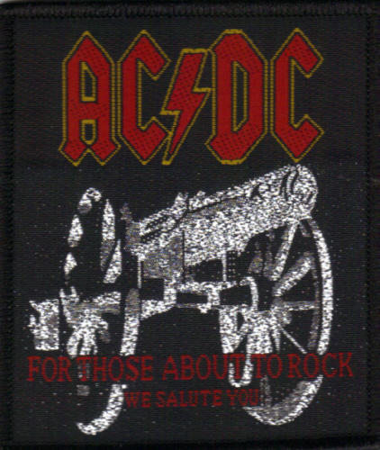 【陰府門】Acdc 官方原裝進口 金屬 搖滾樂團 電鏽布章 徽章 Patch 6.5*7.8cm