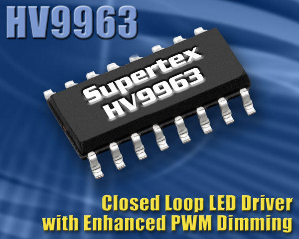 Supertex HV9963-NG LED Boost IC