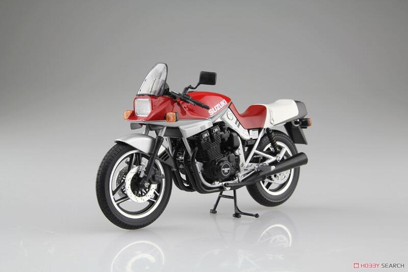 Aoshima 1/12 Suzuki GSX1100S Katana SE (紅/銀） 完成品(10523 
