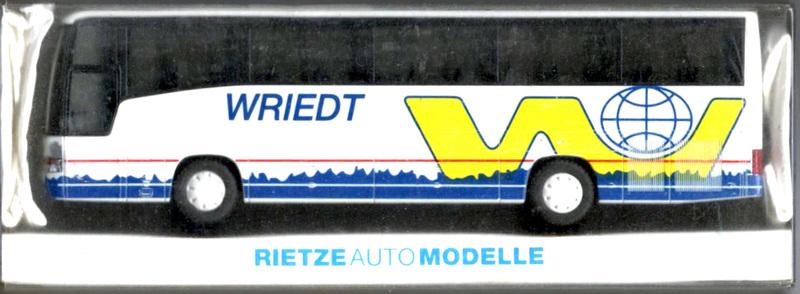 HO 1/87 Rietze 61907 "Van Hool T9 Wriedt Travel"公車模型