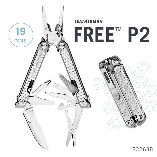 【電筒魔】全新 公司貨 Leatherman FREE P2 多功能 工具鉗 #832638