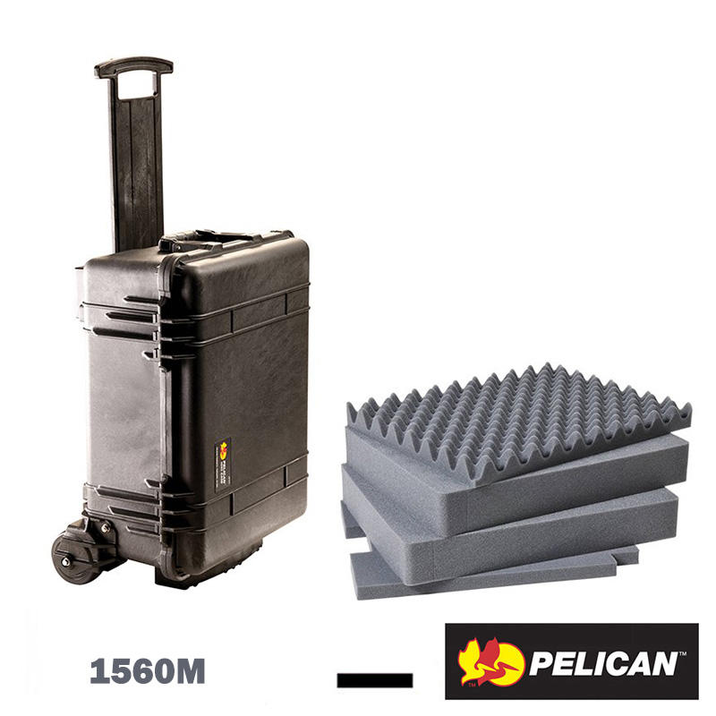 歐密碼 美國 派力肯 PELICAN 1560M 氣密箱 含輪座 含泡棉 重型滾輪 防撞箱 防水 防爆 防震 防塵