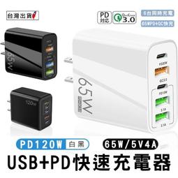 160W PD+QC3.0快充頭 I16雙孔高速豆腐頭 多孔...