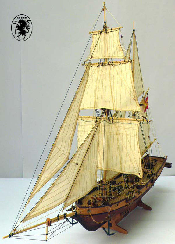 【華麗船奇】木船 西洋仿古帆船 西班牙＂哈爾科＂號快速帆船2011新版
