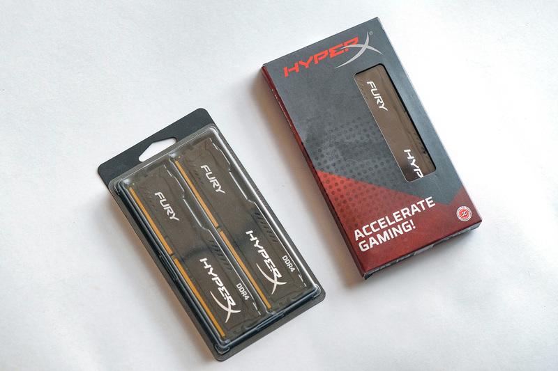 金士頓 HyperX FURY DDR4-2400 16GB 桌上型超頻記憶體