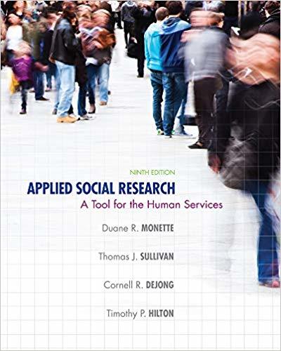 (此書代訂須附用書資料)Applied Social Research 9e MONETTE 9781285075518