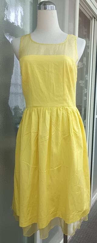 義大利品牌 Max Mara~MAX&CO 黃色洋裝