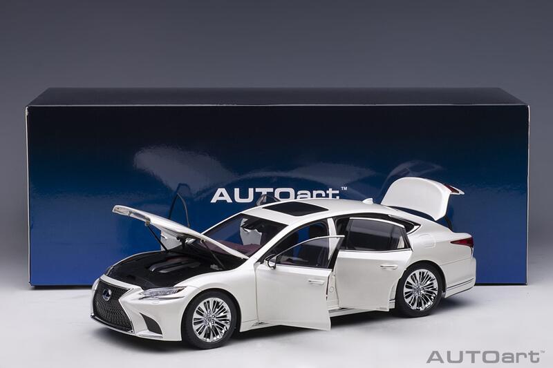 AUTOART 1/18 LEXUS LS 500h (金屬白) (78866) | 露天市集| 全台最大的