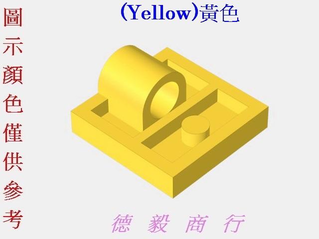 [樂高][10247]Plate Modified 2x2,Hole-單圓孔洞薄板(Yellow)黃色