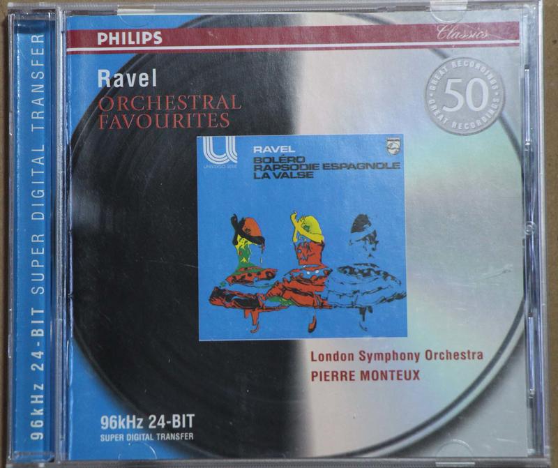 二手 CD: 拉威爾(Ravel) 管弦作品集 波麗露 等