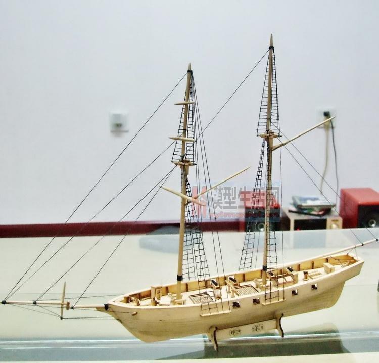 哈維號(HARVEY1847) 1：130 木質古典帆船模型拼裝套材| 露天市集| 全台