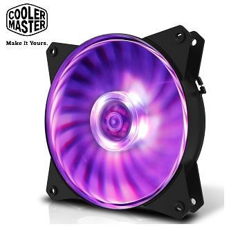 欣誠電腦-CoolerMaster MasterFan MF120L RGB 風扇 - RGB燈光效果 散熱效能高