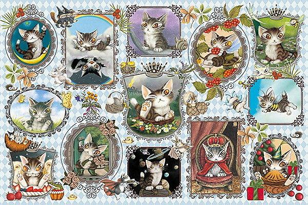 日本進口拼圖專賣店_1000片 Wachifield 瓦奇菲爾德系列 達洋貓 寶貝達洋 集合 10-1290 