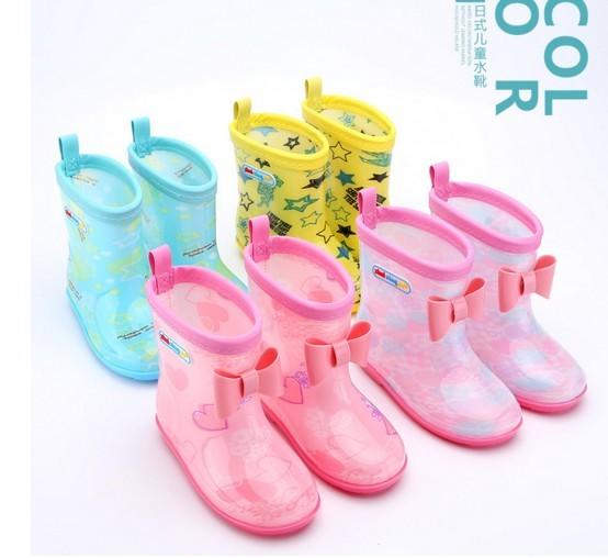 ~幸福家園~防滑可愛卡通兒童雨鞋~雨靴~水晶雨靴