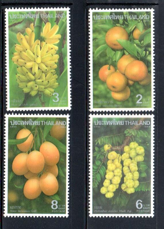 【流動郵幣世界】泰國1993年水果郵票