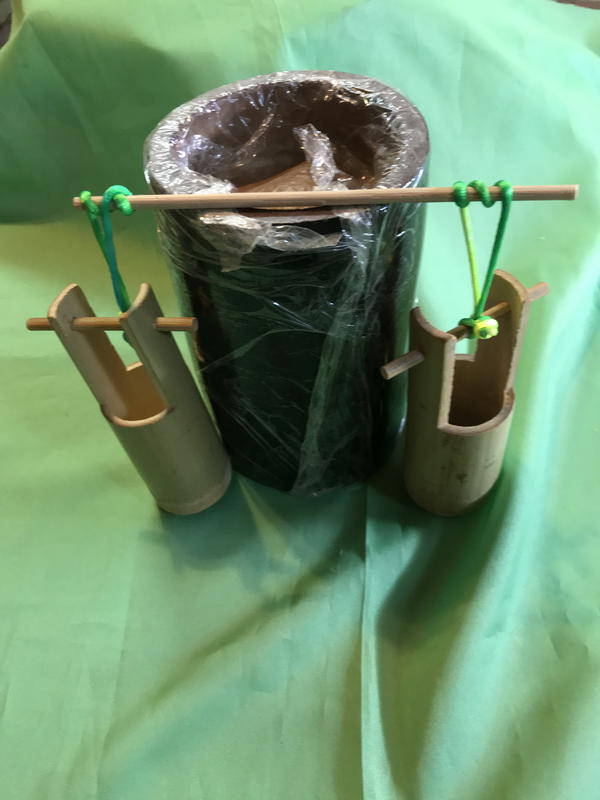 竹製小水桶--一對$150元(不含運費及稅金)