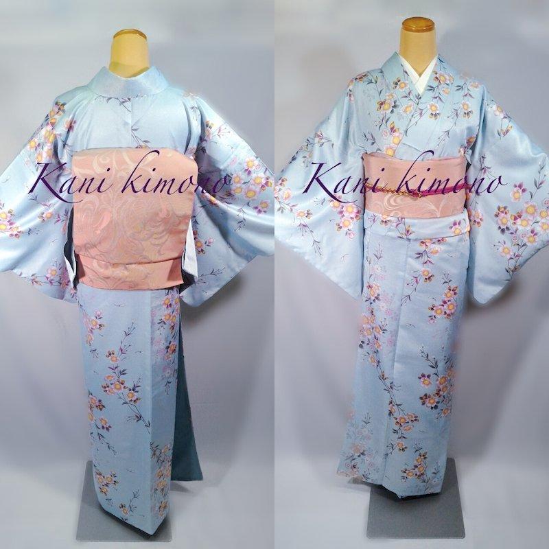 ＊Kani kimono和服出租新北投＊袷小紋 女生L(身高163左右適用) 單租700 全套含著裝2500~3000