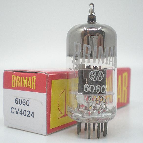 Brimar ECC801S=6060 12AT7WA ECC81 ~12AZ7,黑屏,早期英國製,T字特選管