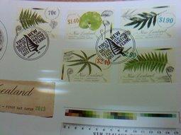 【全球硬幣】2013年2月7日首日封郵戳 紐西蘭植物篇郵票 全新附包膜 (三日鑑賞) 上品