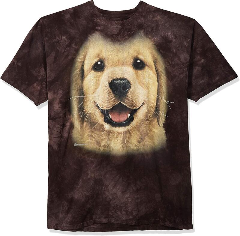 The Mountain【XL】短袖T恤 寬鬆版 大尺寸 黃金獵犬 幼犬圖 全新 現貨 保證正品