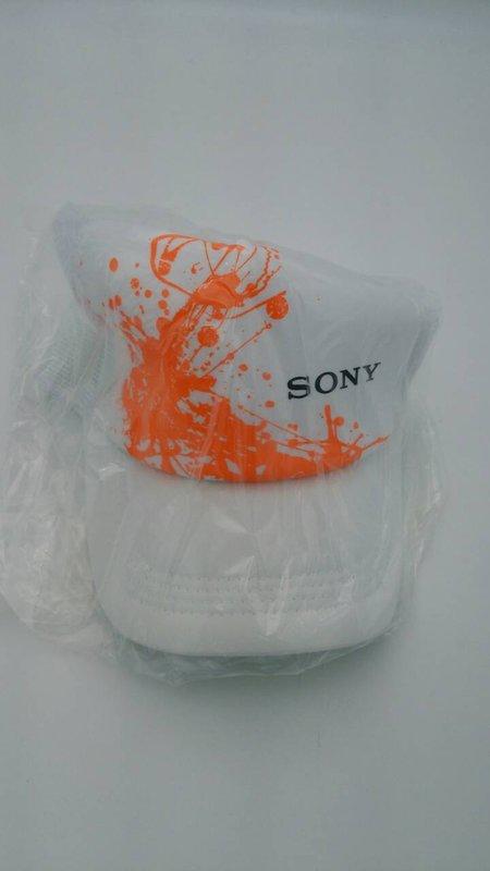 Sony 酷夏 潮帽 帽子 橘色 全新 台北市可面交