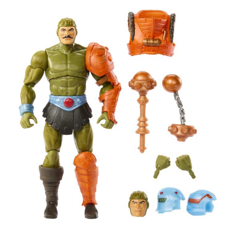 <預購>MATTEL MOTU New Eternia版太空超人He-Man鄧肯隊長Man-At-Arms 7吋公仔