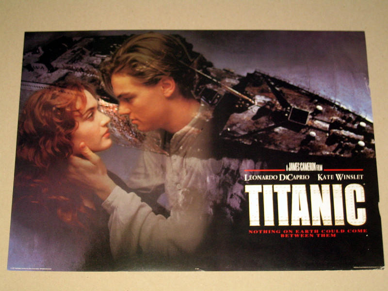 【美國進口電影小海報】鐵達尼號 Titanic (1997年)