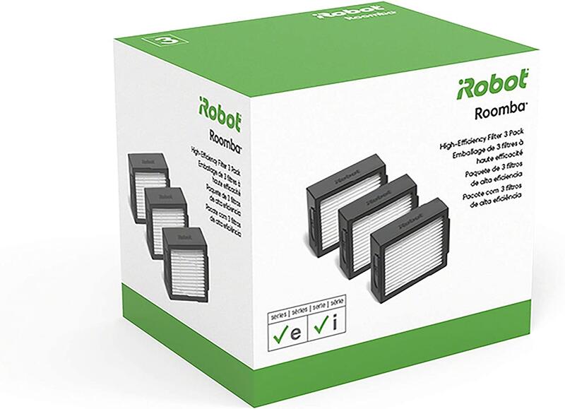 美國iRobot Roomba 原廠盒裝高效能濾網3入組e/i3+/i7+/j7+系列通用4639161