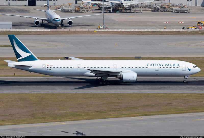 JC Wings 國泰航空 Cathay Pacific 777-300 B-HNM 襟翼延伸 1:400