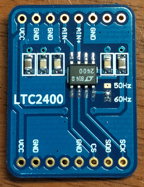 [543 Lab] 24 Bit ADC 電壓量測模組 LTC2400 (含參考電壓源)