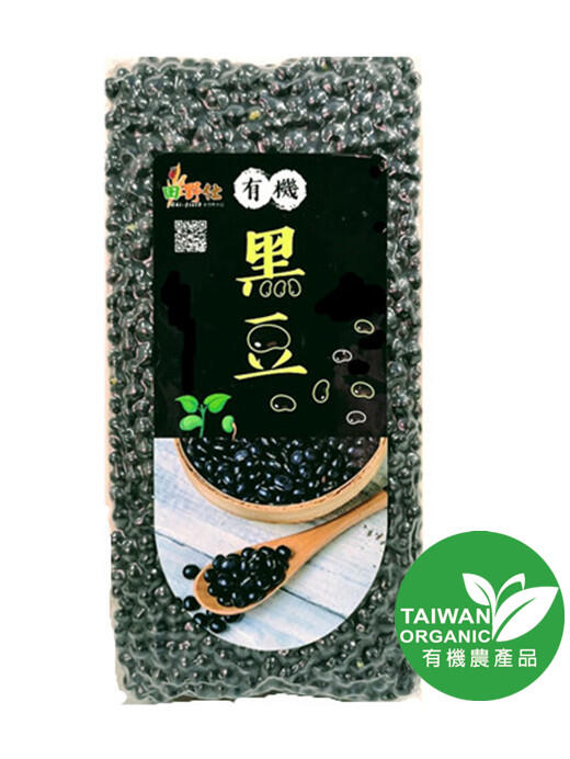 【田野仕】有機青仁小黑豆  1000公克  大包裝 台灣在地種植 原價280元 台南3號品種 小農 台灣黑豆