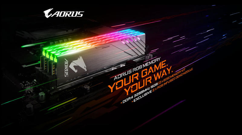 子震科技】技嘉GIGABYTE AORUS RGB Memory 3200MHz 電腦記憶卡| 露天市