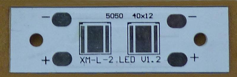 DIY 鋁基板 CREE XML 2 LED  40x12mm No.18