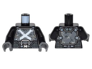 樂高王子 LEGO 76050 超級英雄 十字骨 身體 黑色 裝甲印刷 973pb2267c01 (A223)