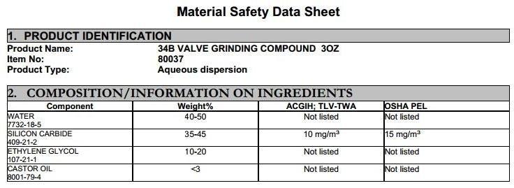 VALVE GRINDING COMPOUND 3OZ