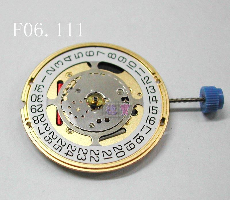 SWISS 原裝機芯 各大名牌手錶機芯 編號: ETA F06.111 日期3點鐘  Three Jewels