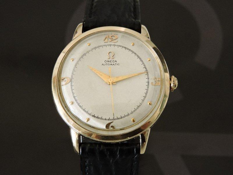 原裝真品 OMEGA 歐米茄 正14K金 撞鎚自動機械古董男錶 女錶 中性錶