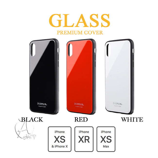 【A Shop傑創】Leplus iPhone Xs / XR / Xs Max SHELL GLASS玻璃背蓋保護殼