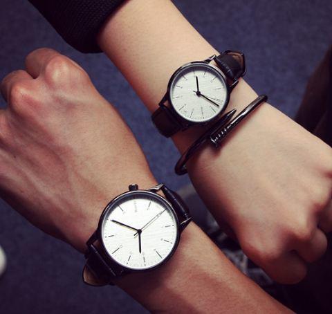 買就送錶盒 對錶 情人節禮物 韓風 質感手錶 女錶 男錶 對錶 穿搭 玫瑰金小圓錶 配件