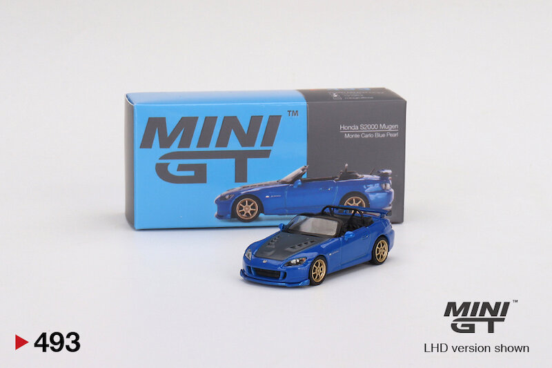 烈馬 MiniGT 1/64 Honda S2000 (AP2) Mugen Monte Carlo Blue #493